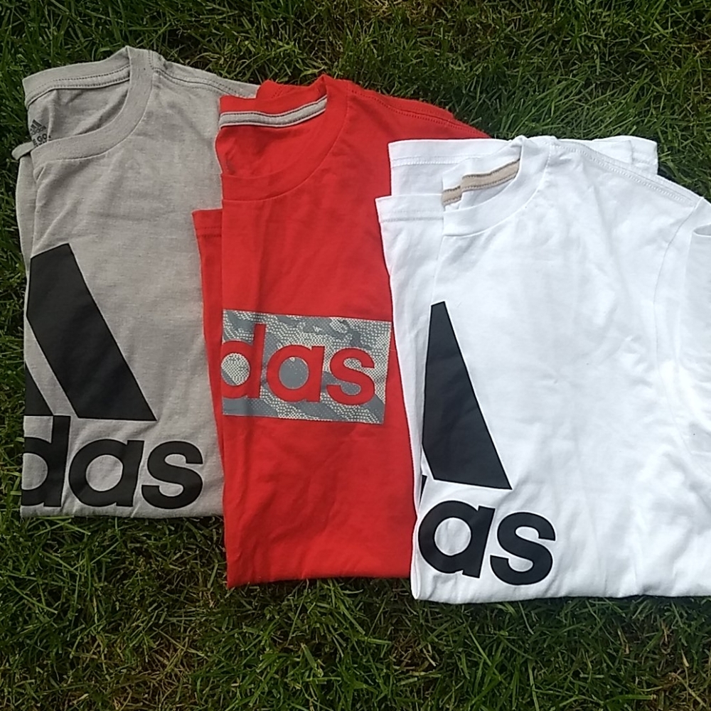 3 Adidas t-shirts
